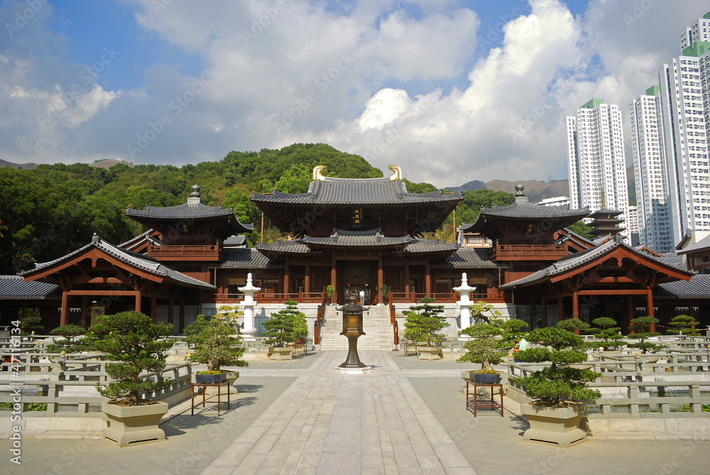 Chi Lin Nunnery, Kowloon, Hongkong