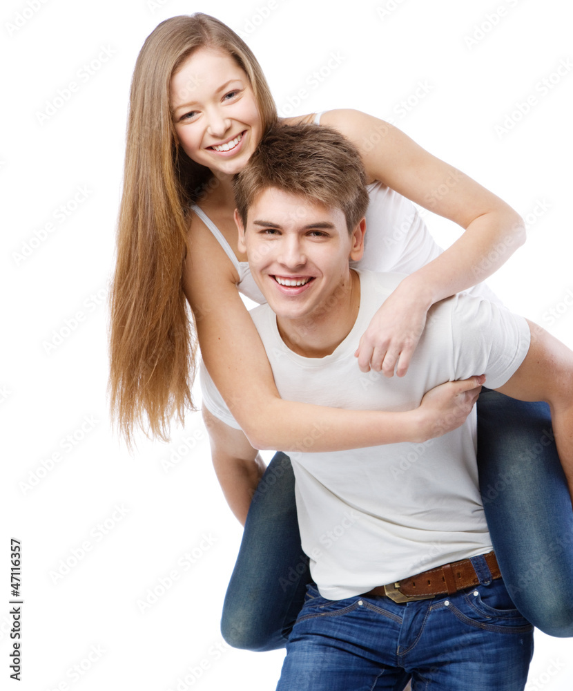 Beautiful young couple Beautiful young couple