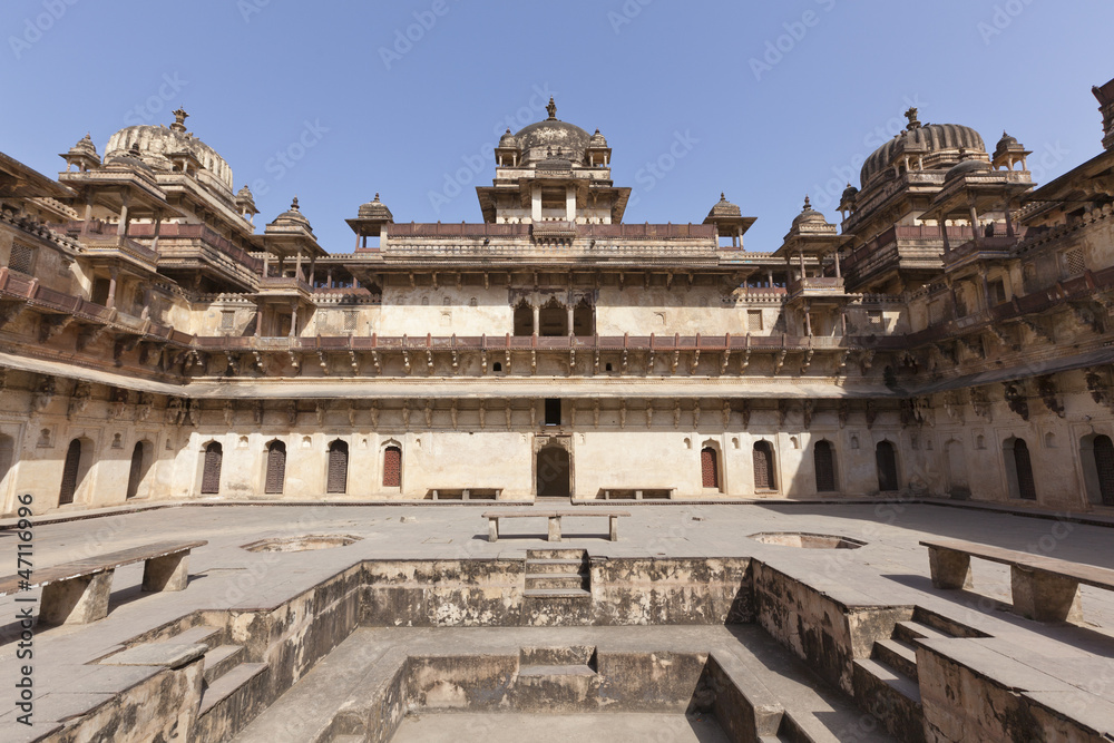 Jehangir Mahal at Orchha, Madhya Pradesh,