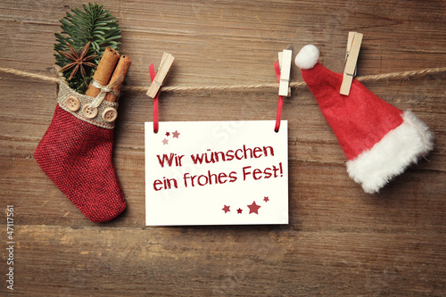 Wir wünschen ein frohes Fest photo