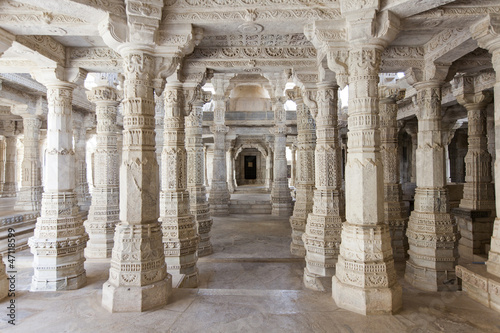 Chaumukha Mandir - Jain Temple  Ranakpur.