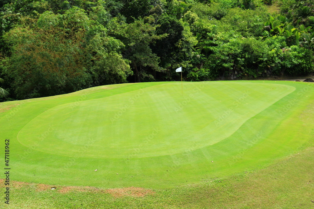 Obraz premium Terrain de golf
