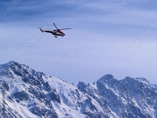 Rescue Helicopter, Tatra Mountains, Poland