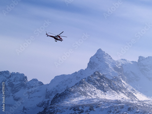 Rescue Helicopter, Tatra Mountains, Poland