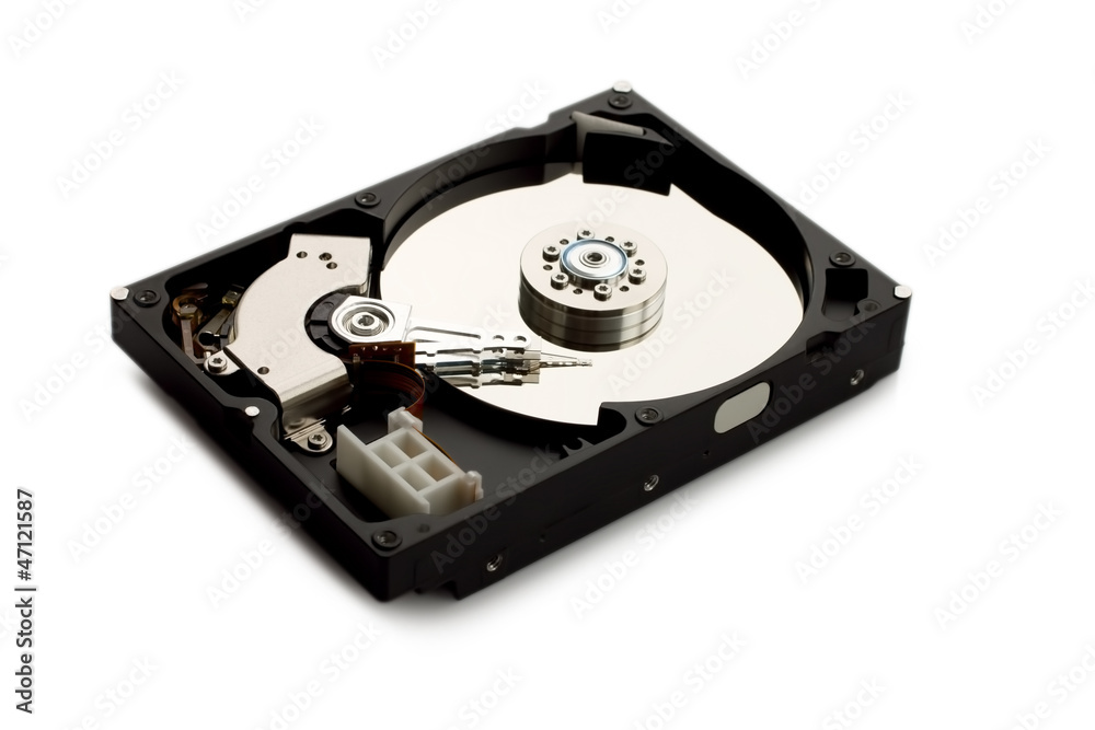 Hard disk drive isolated on white background Hard disk drive isolated on white background