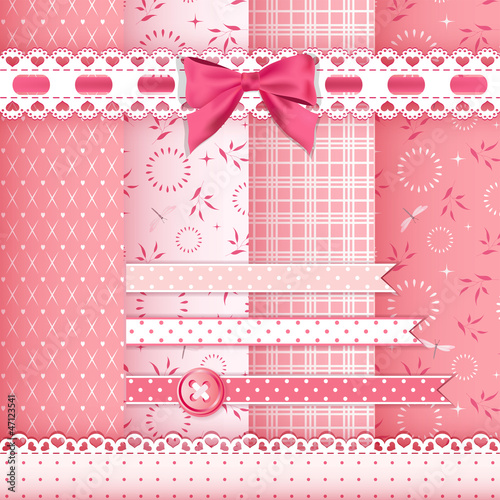 Collection for scrapbook.