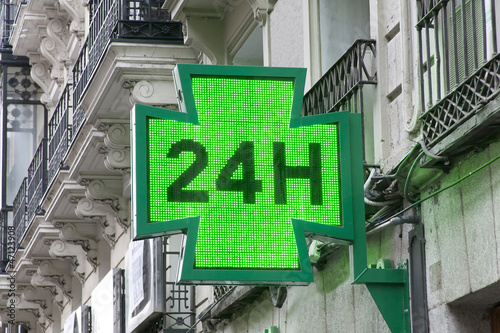 Pharmacy green cross