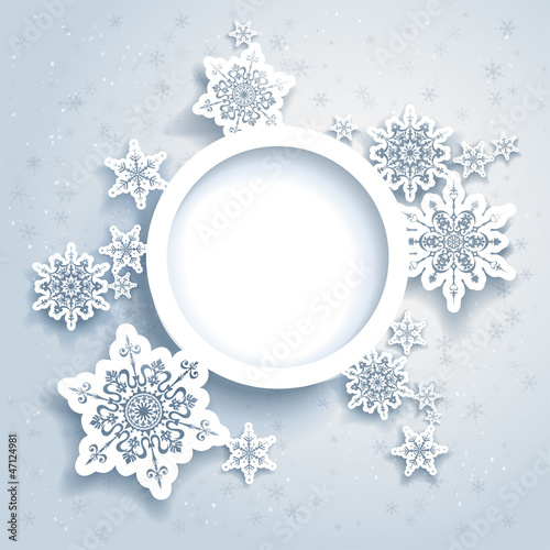 Abstract winter design