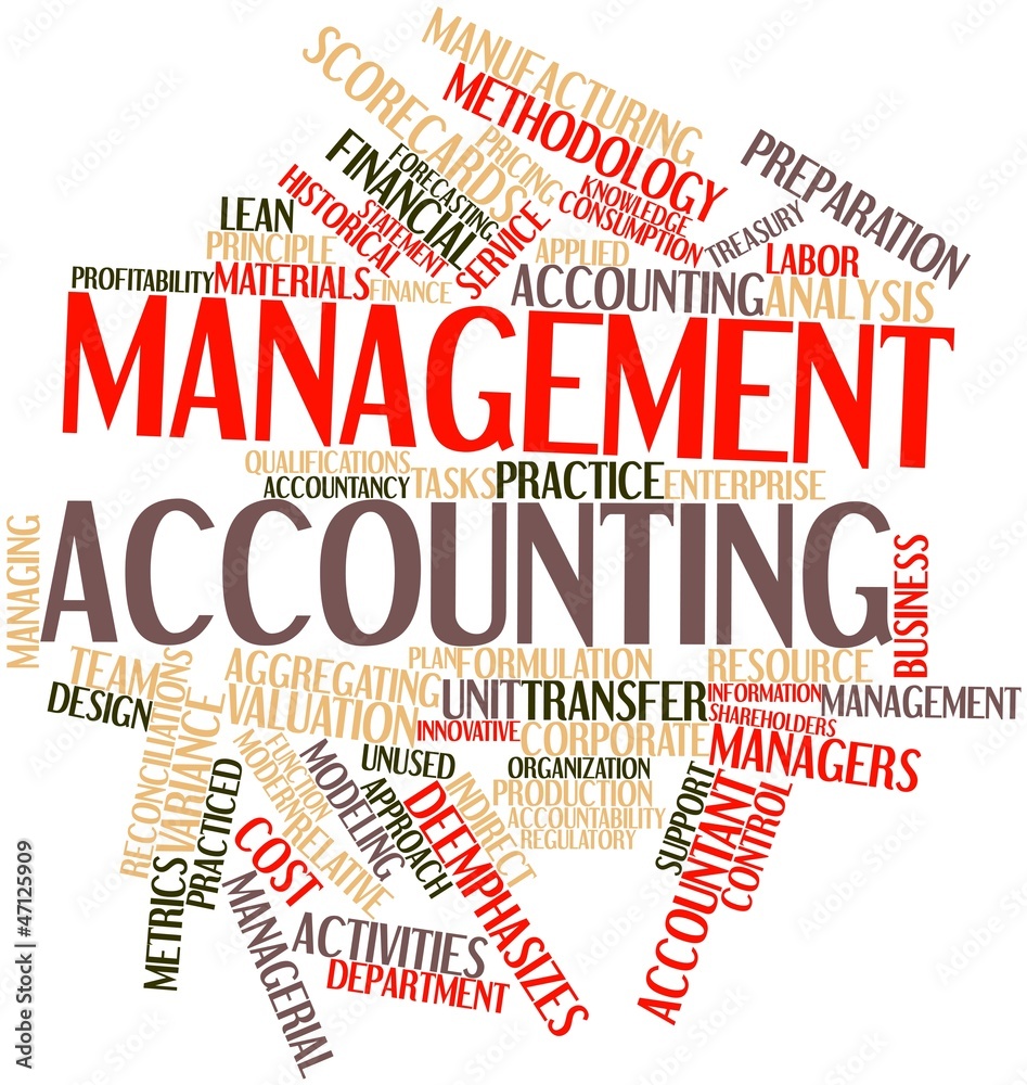 Word cloud for Management accounting Stock Illustration Adobe Stock