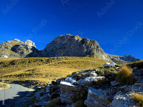 mountain pass in the Durmitor National Park