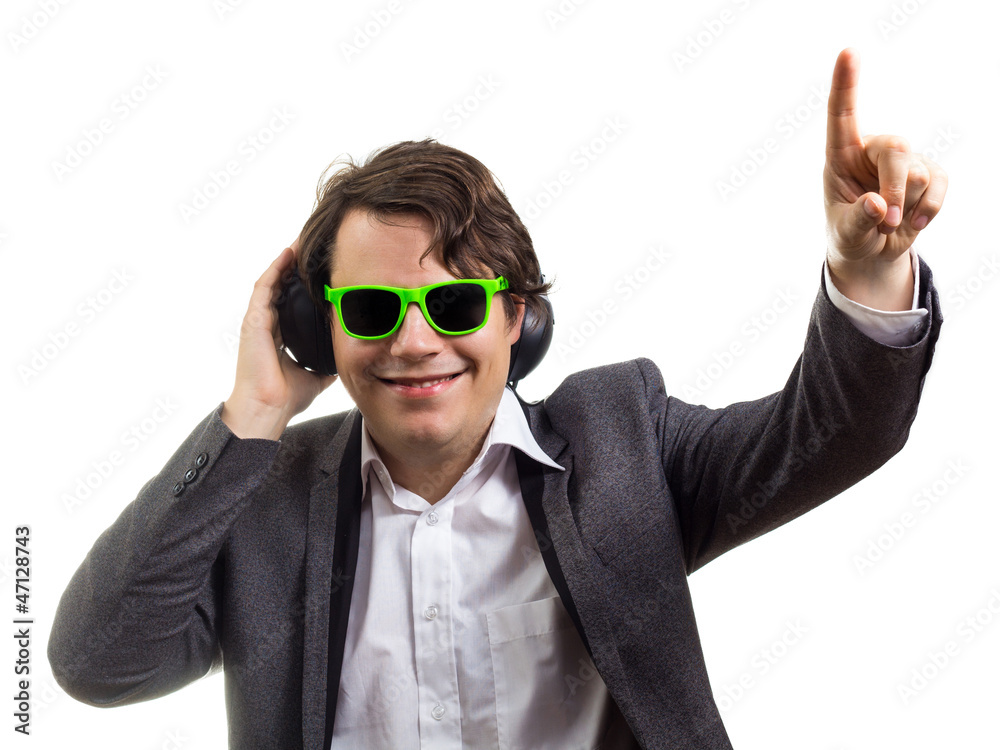 Cool DJ with Sunglasses Cool DJ with Sunglasses