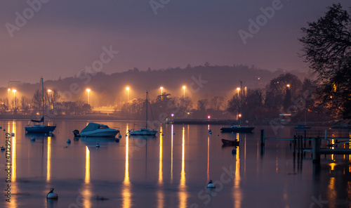 Sailboats and Dawn