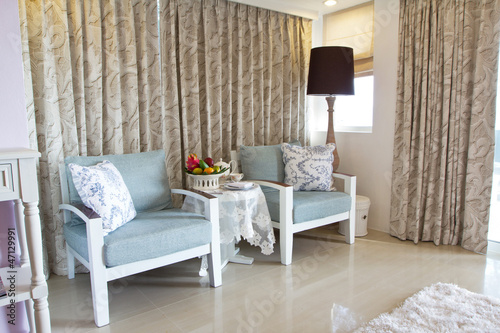 The nice comfortable corner at the room