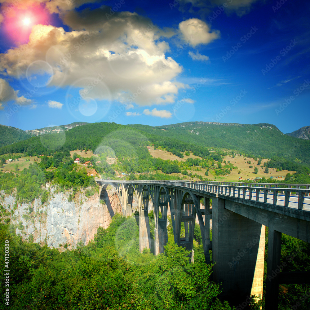 The big Montenegro bridge