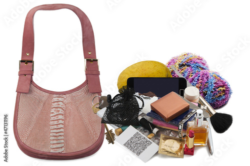 Contents of ladies' handbag