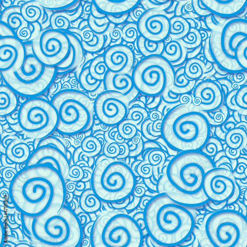 seamless pattern blue cyan ...