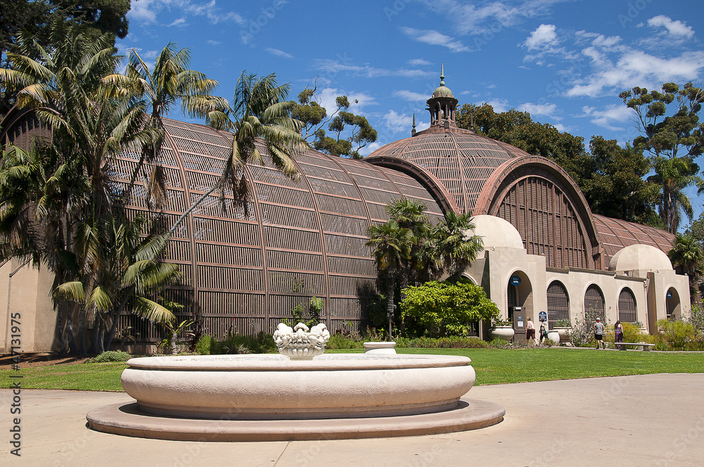 Botanical Garden in Balboa Park in San Diego California USA