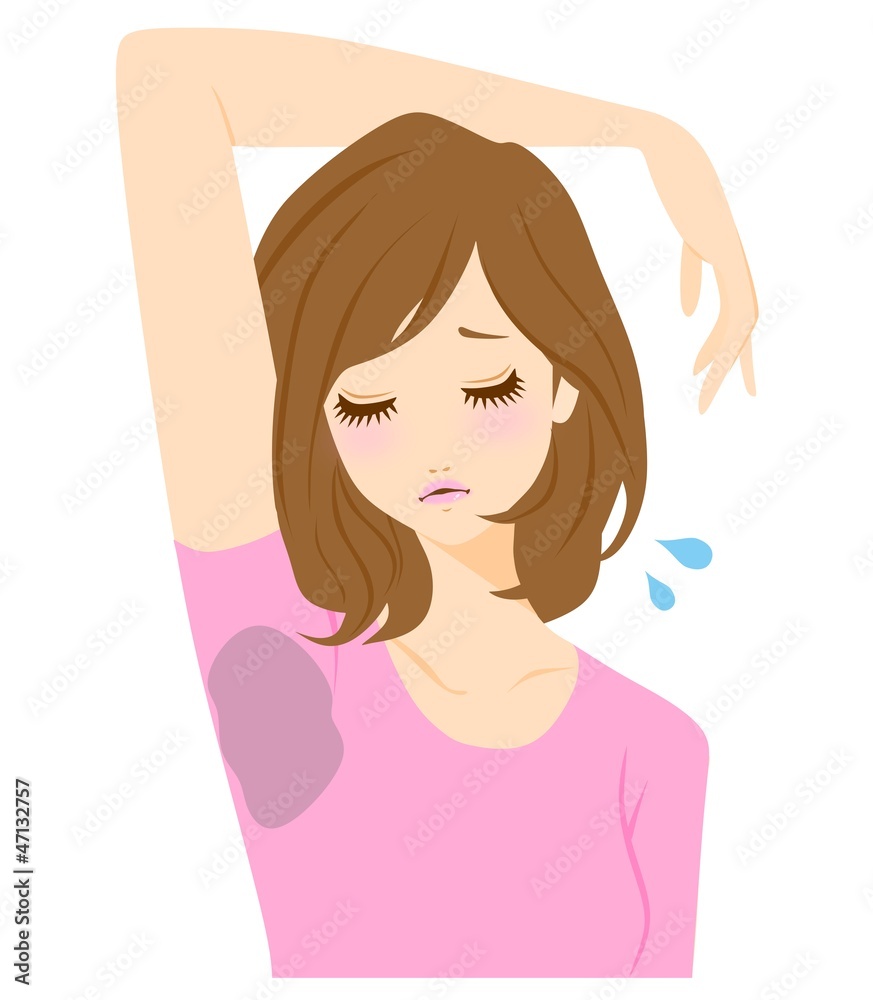 脇　汗　女性