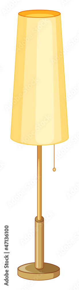 Naklejka premium a lamp
