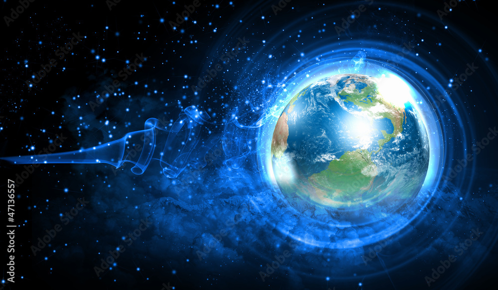 Obraz premium World christmas ball