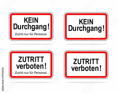 Warnschilder 2611a