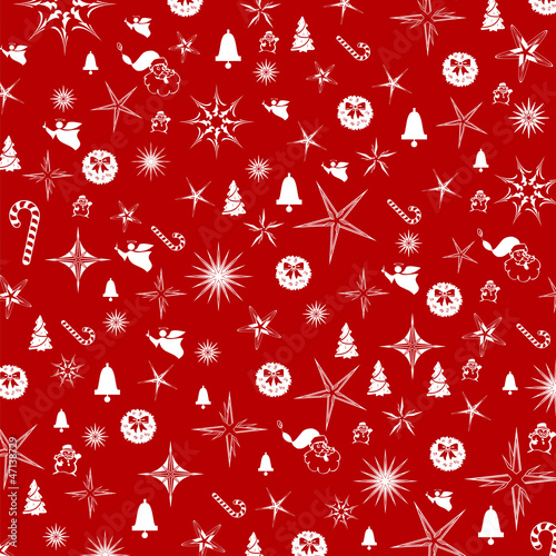 Christmas red background.