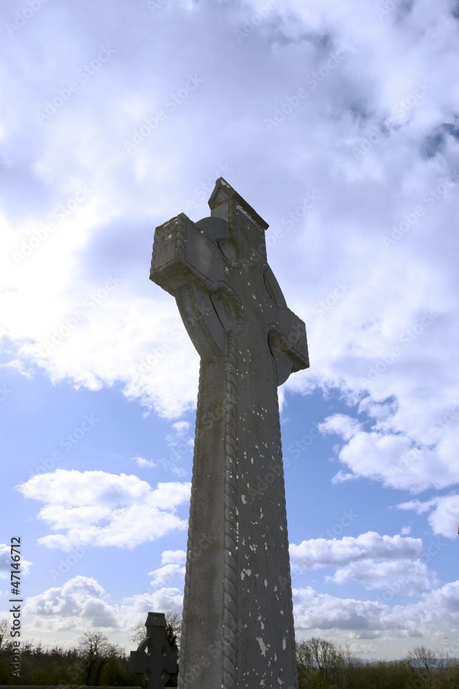 Irish graveyard celtic crosses