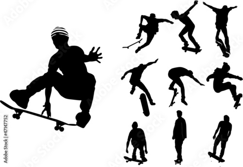 jumping skaters