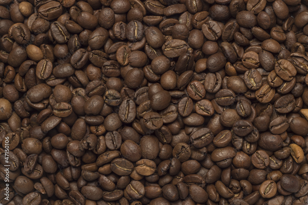 Coffee beans texture