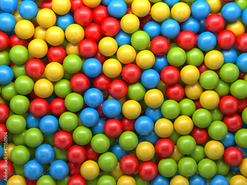 mixed color balls background