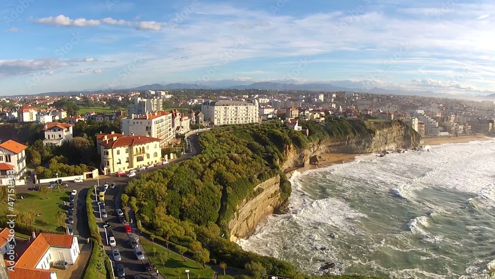 biarritz vue aérienne