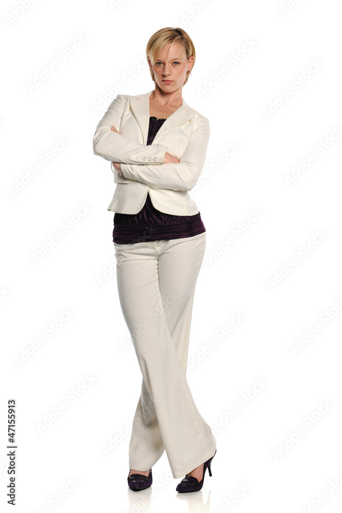 Young Businesswoman standing Young Businesswoman standing