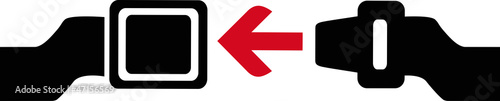 Fasten seat belt - aircraft