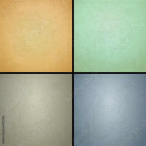 four vintage backgrounds