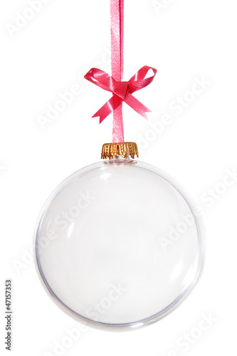 White christmas decoration ball