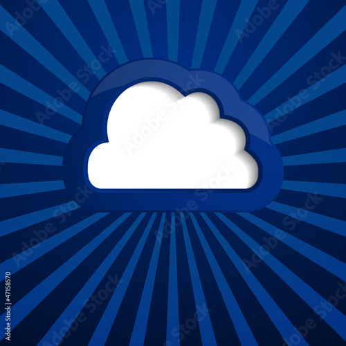 background with a cloud
