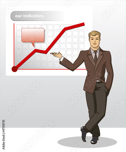 Businessman standing