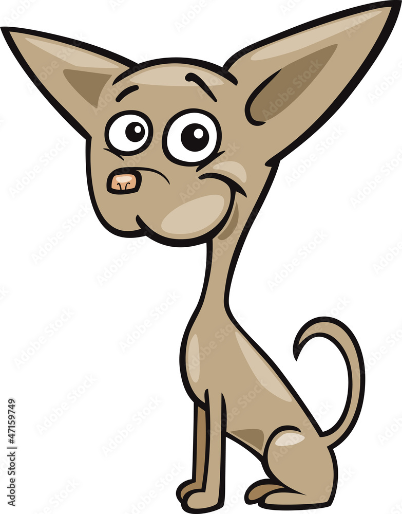 chihuahua dog cartoon illustration chihuahua dog cartoon illustration
