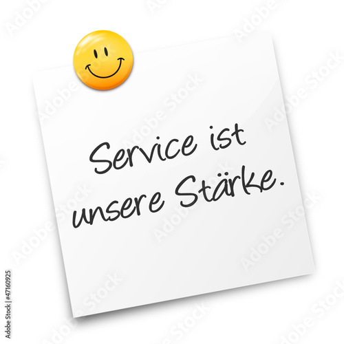 Zettel - Service Stärke