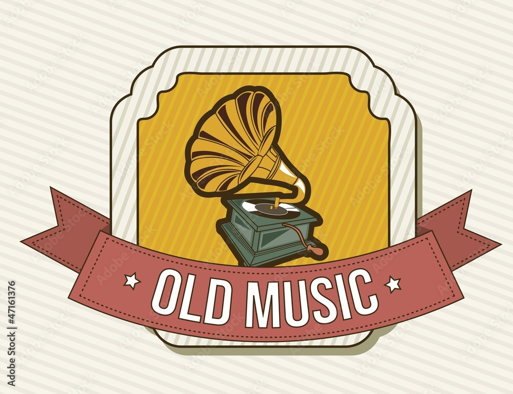 Obraz premium gramophone