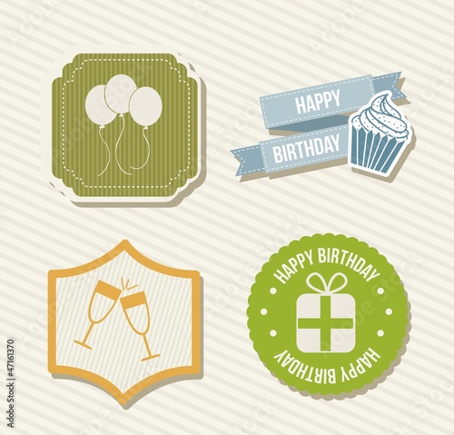birthday labels