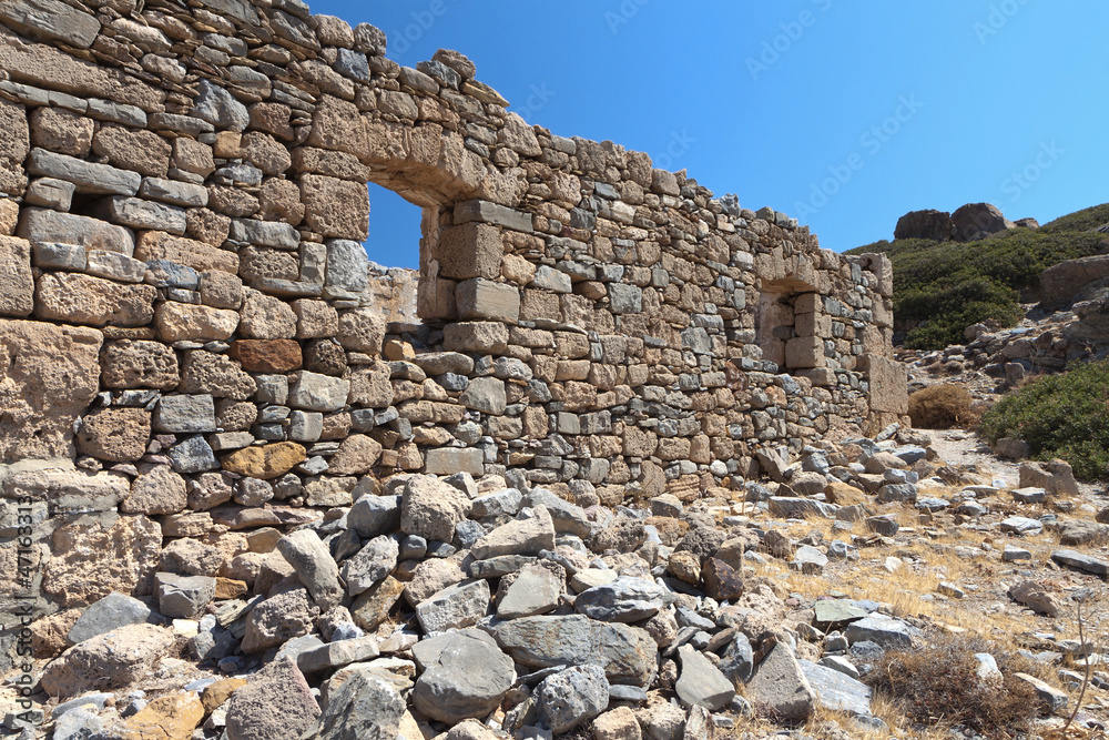 Ancient Itanos at Crete island in Greece