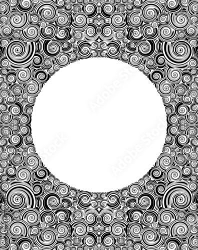 ornamented frame