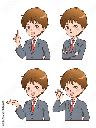 男性/ポーズ