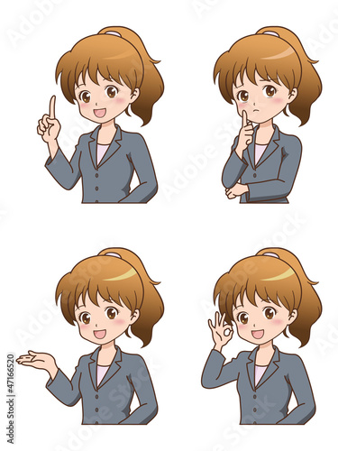 女性/ポーズ