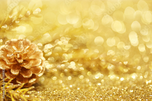 Gold Christmas background