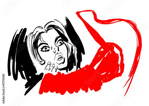 femme maltraitance photo