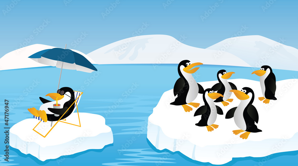 Obraz premium Penguins
