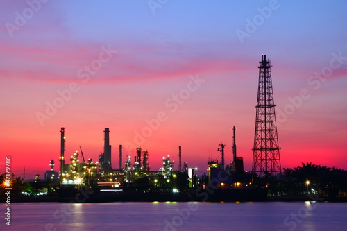 oil refinery plant