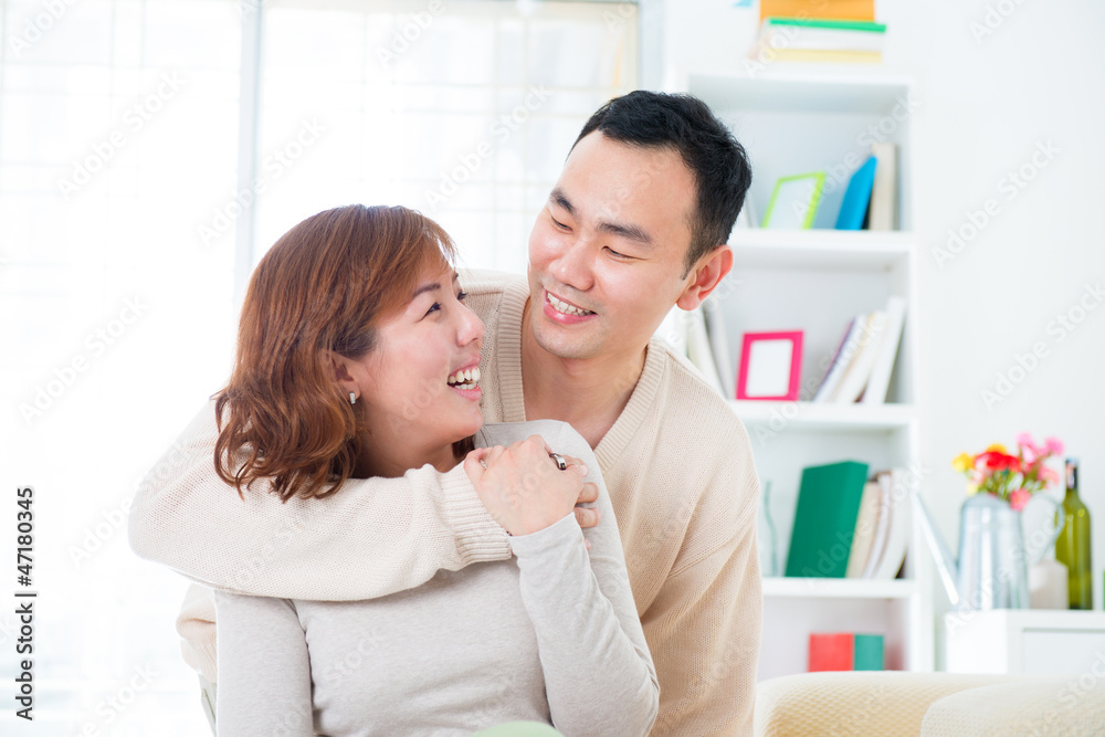 Happy Asian couple Happy Asian couple